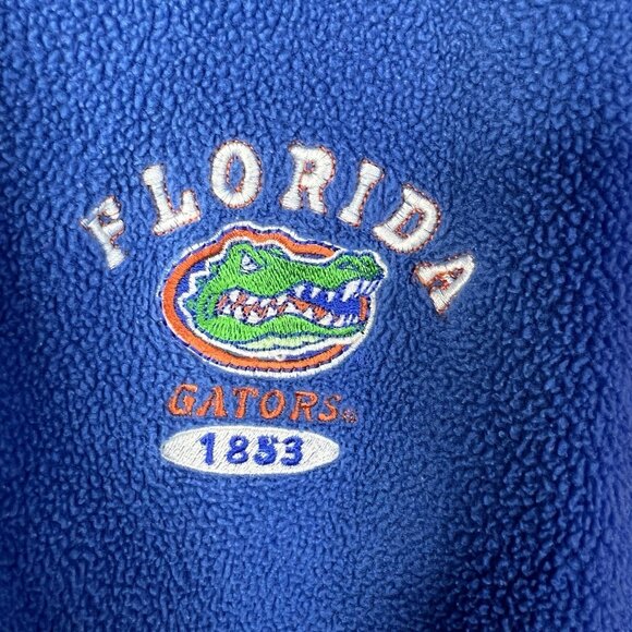Vintage 90s Pro Player Florida Gators Pullover Fleece Sweater 1/4 Zip Size XL - Picture 3 of 9